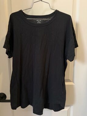 Madewell Cotton Perfect Crewneck Tee, Large